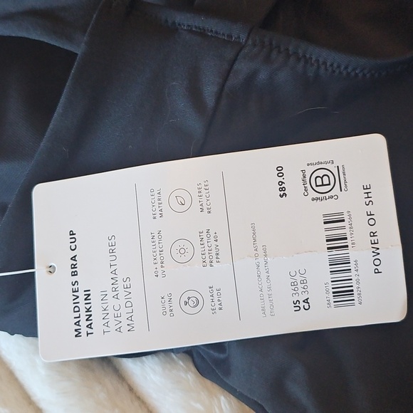 NWT Athleta Maldives Bra Cup Tankini - Picture 3 of 3
